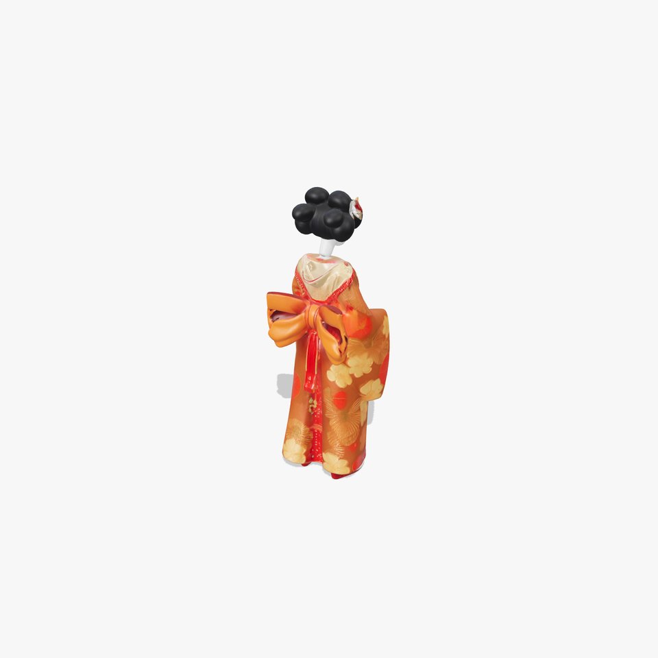 Geisha Character Model Pack with Traditional Kimono
